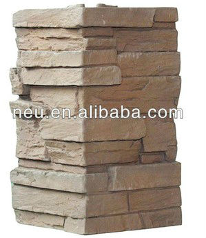 wall decorative panels,light weight stone corner,artificail rock panel,Corner, PU natural stone