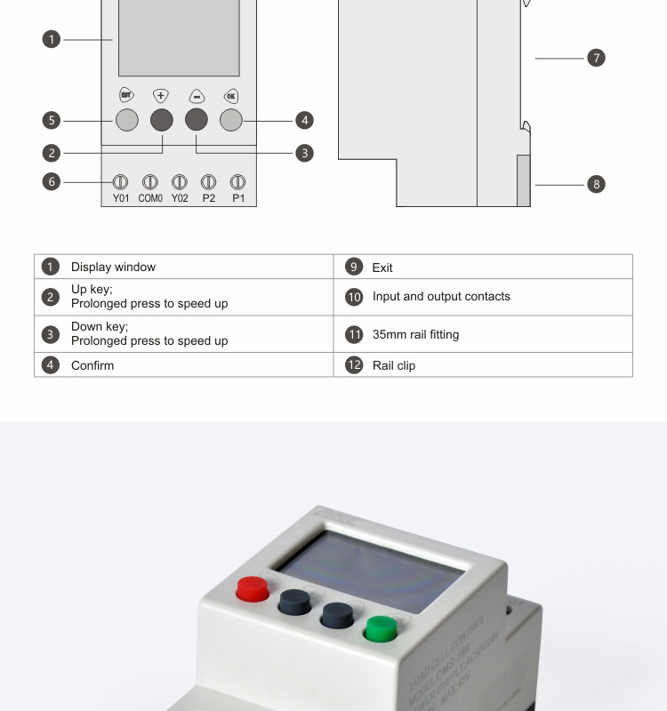 Cheap price SUMMIT elevator overload indicator switch OMS-160