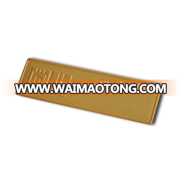 custom metal company stuff ID name badge