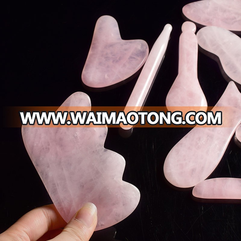 Wholesale natural crystal body massager Gua Sha Tool for sale