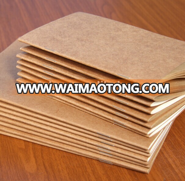 Customized business meeting organizer new design printing kraft paper notebook