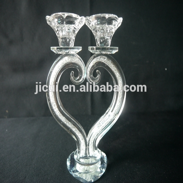 Table decoration for wedding glass candleholder