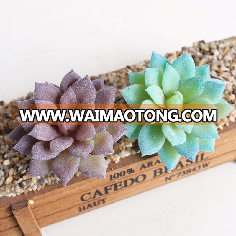 Factory fake plant mini artificial plastic lotus flower succulent plants