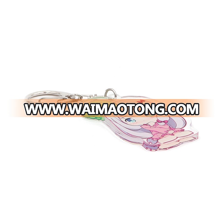 Custom Shape Acrylic Keychain Anime Volunteer Customised Acrylic Keychain