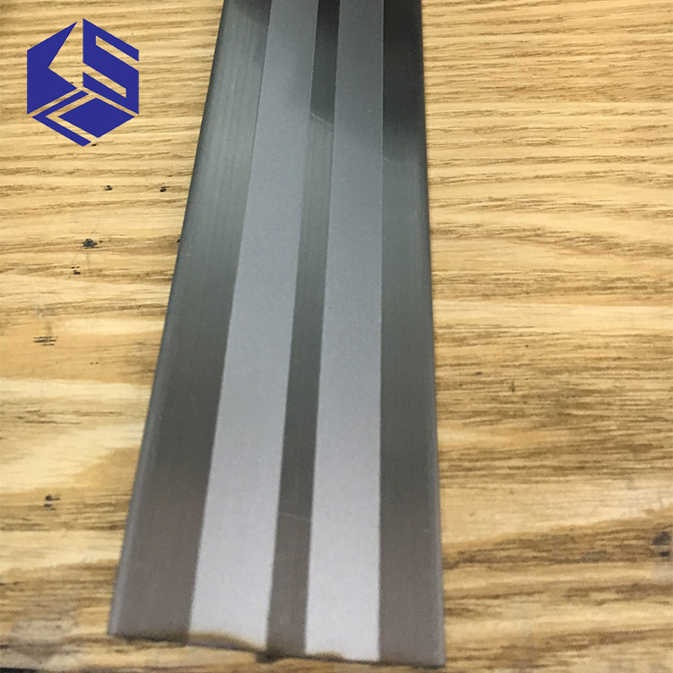 Metal edging door threshold stainless steel t slot flooring transition strips for sale