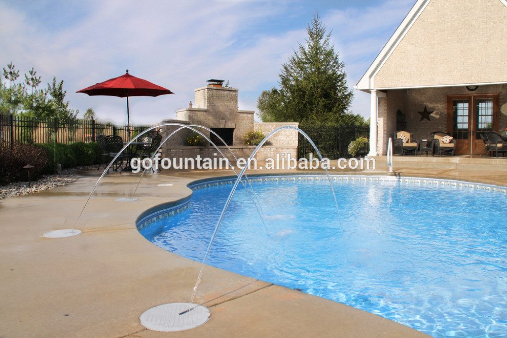 Outdoor Pool Decorative Laminar Jets Swimming Pool Water Fountain