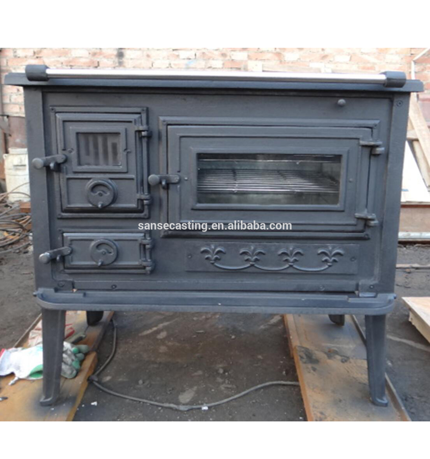 hot sale wood stove with oven BSC003