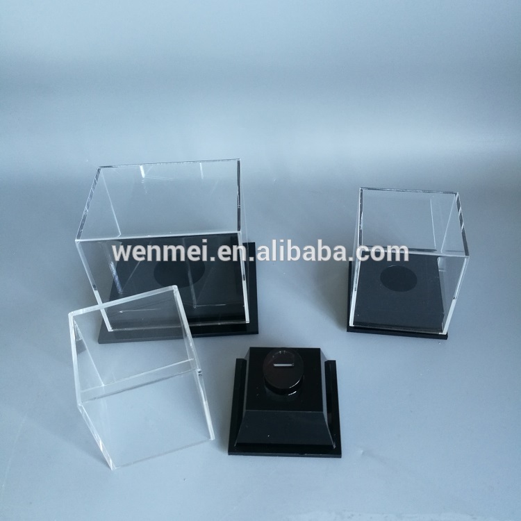 Custom Design acrylic Plexiglass Gift Box for baseball