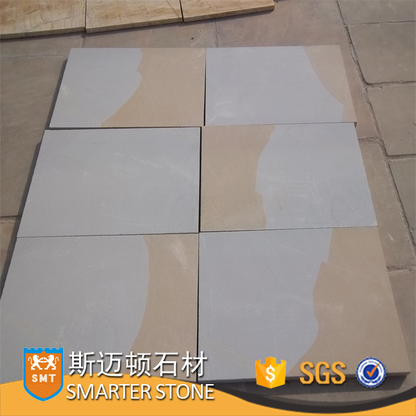 Double color Sandstone gray sandstone for paving road