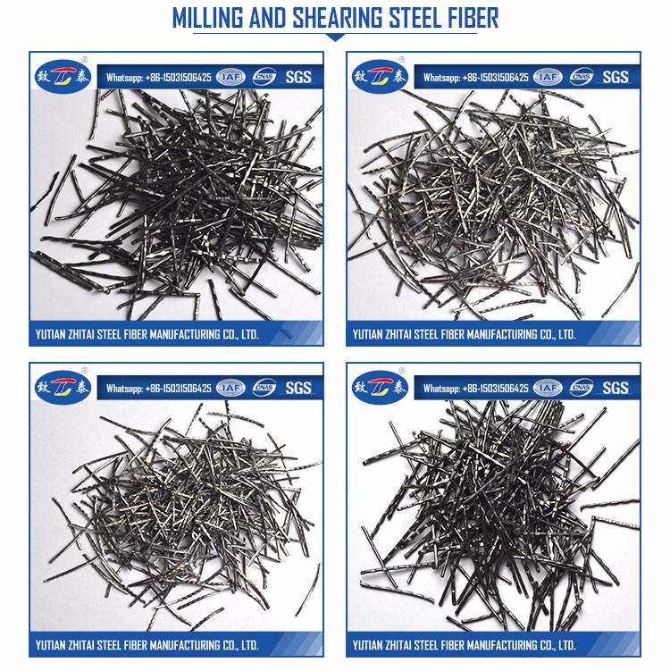 Factory Price Metal Construction and Building Material Hooked Steel Fiber For Concrete With Free Samples