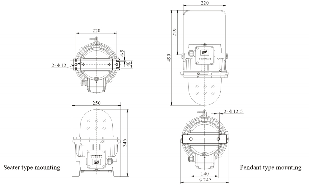 2018 IECEX ATEX Certified Explosion-proof Industrial Warning LED Signa Tower Warning light Tower Led Light