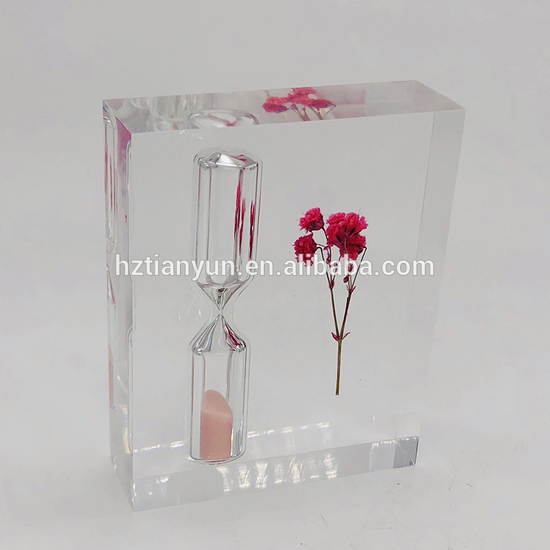 1 min sand timer with flower, flower sand timer