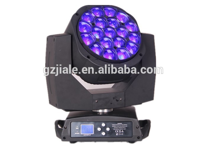 19pcs 12w RGBW 4in1 Led Bee eyes moving head Lights for stage decor