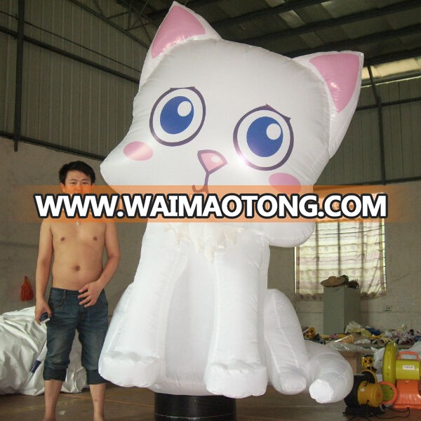 inflatable cat cartoon,lighting decoration