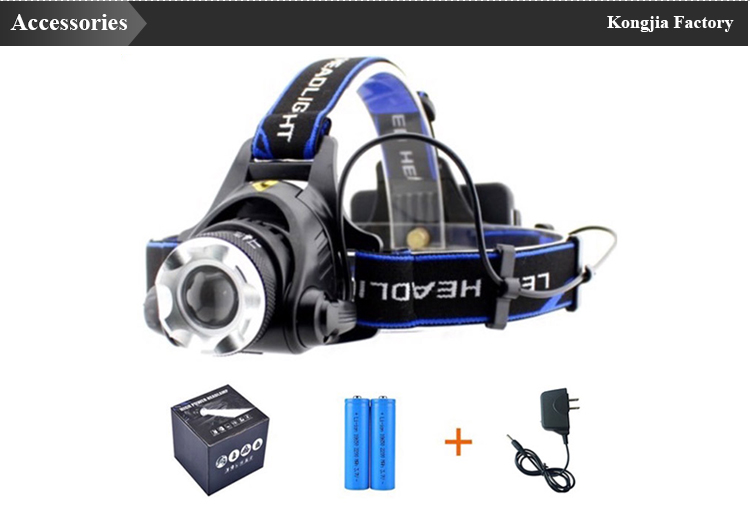 Cheap T6 High Power headlamp 800 Lumens Rechargeable led headlight led motorcycle headlight