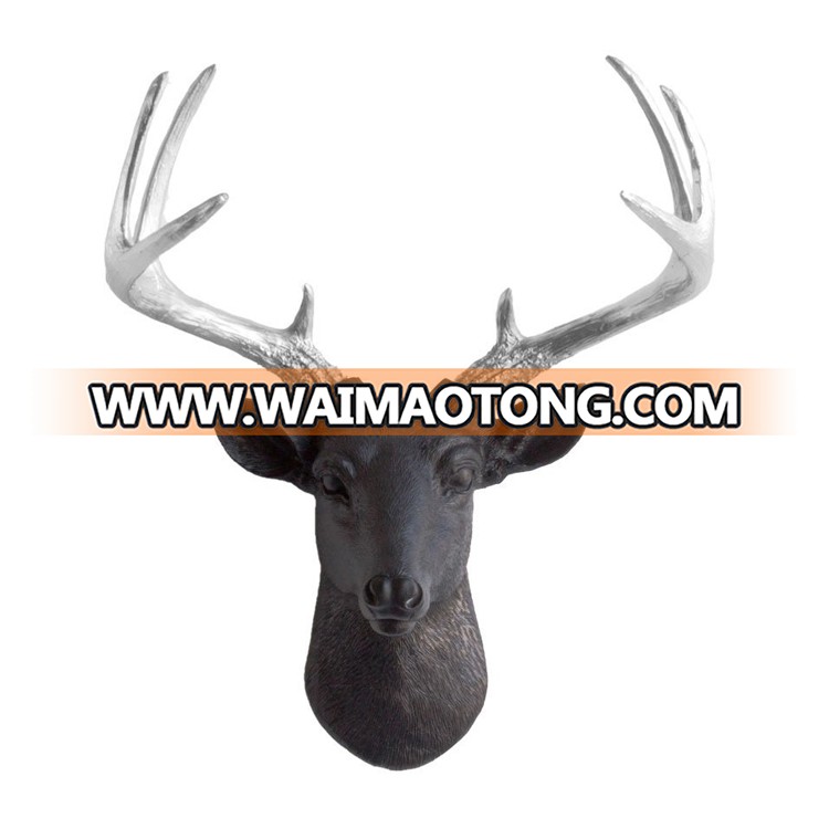 Wholesale Wall Hanger Sculpture Animal Statues 3d Deer Head