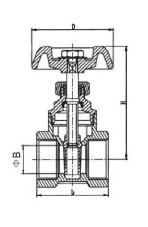 Threaded Bronze Stem Gate Valve