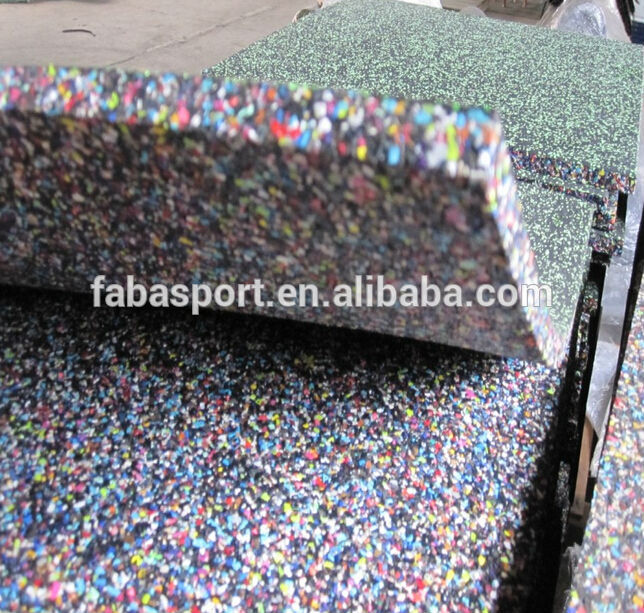 colorful rubber flooring