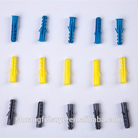 PVC wall plug,6mm 8mm high quality plastic expansion anchor