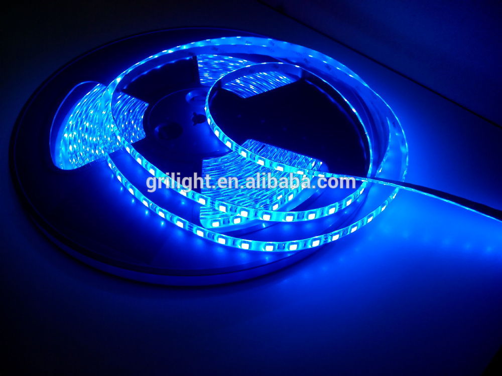 Colorful led strip for SMD5050 rgb dc12v 24v 14.4w per meter flexible waterproof  outdoor led lighting