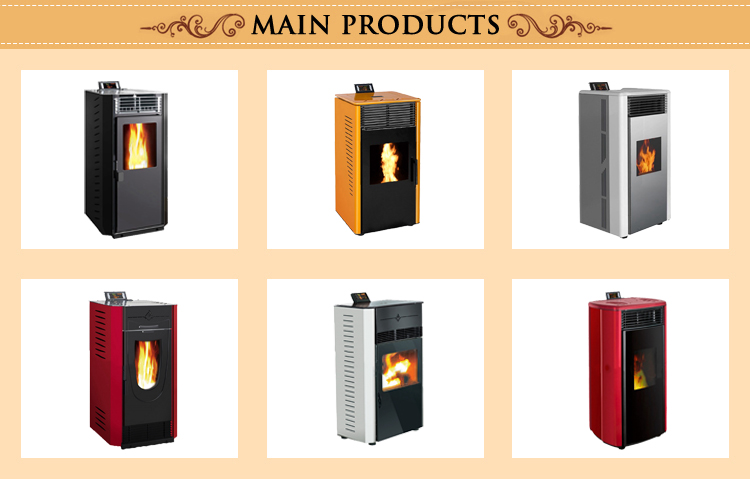 European Popular Italy Smart Automatic Feeding Wood Pellet Stove With Remote Control