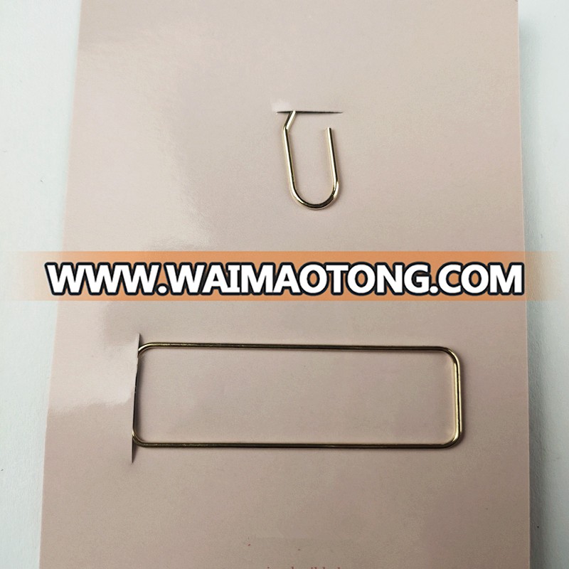 Fashion High Quality Metal Decorative Gold plated  paper clips