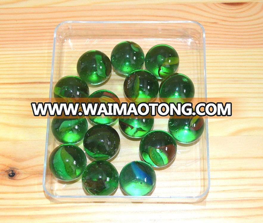 Customizable SenSheng Brand 25mm top glass small size clear checkers glass ball