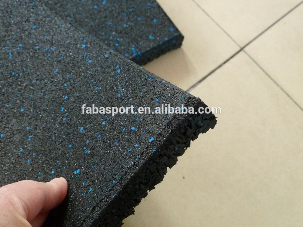 Gym Rubber flooring tile 1m*1m