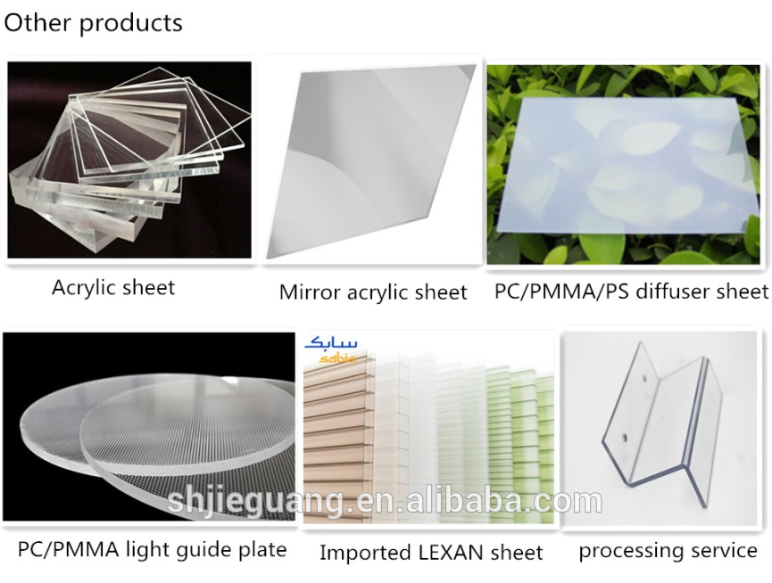 Led light diffuser acrylic sheet