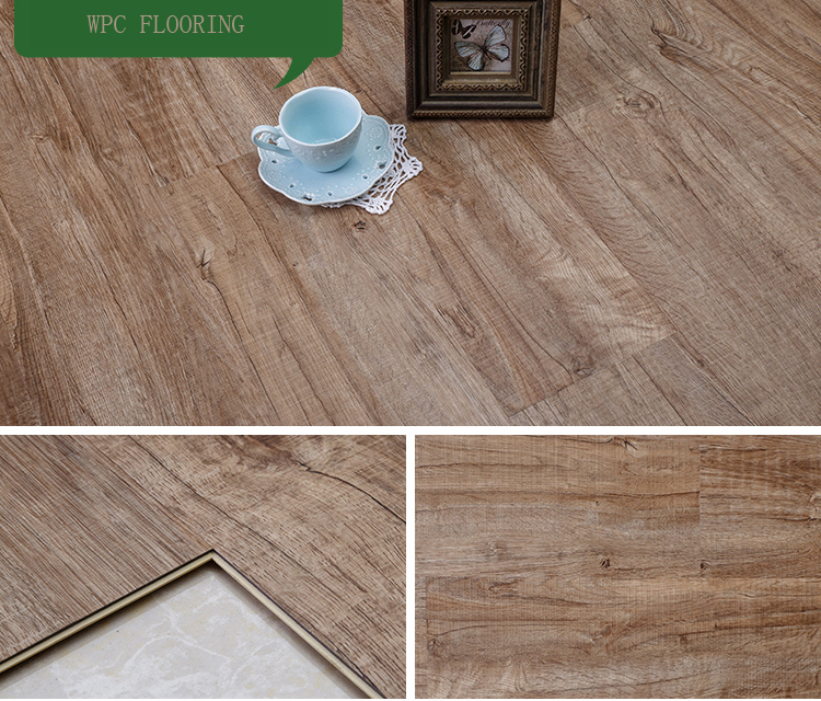 hot sell best quality vinyl floor click system pvc wpc tile indoor