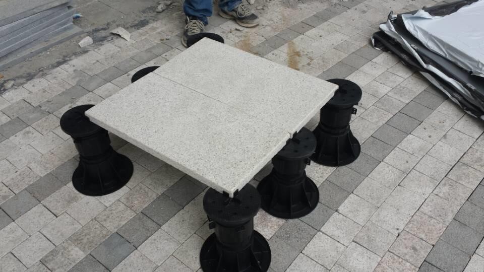 Adjustable plastic pedestal for raised floor stone flooring Paving adjustable plastic pads