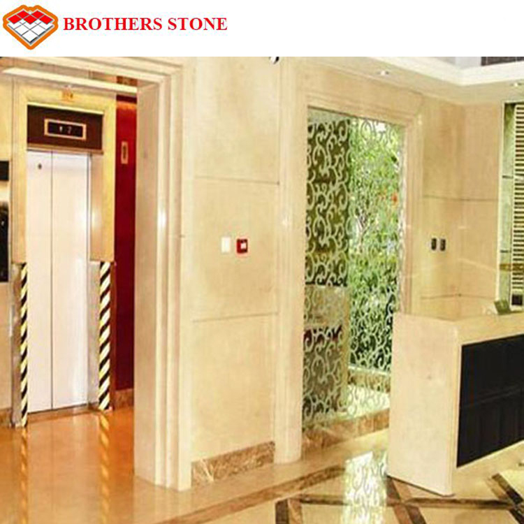 Luxury modern beige indoor polished thickness 16-30mm marble tile