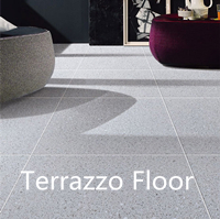 Factory price 60x60 patio rustic terrazzo floor tile with latest building materials