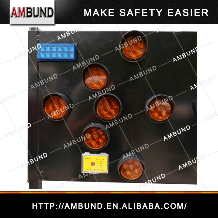 The Middle East Type Solar LED Warning Light Traffic Arrow Board Led Lamps