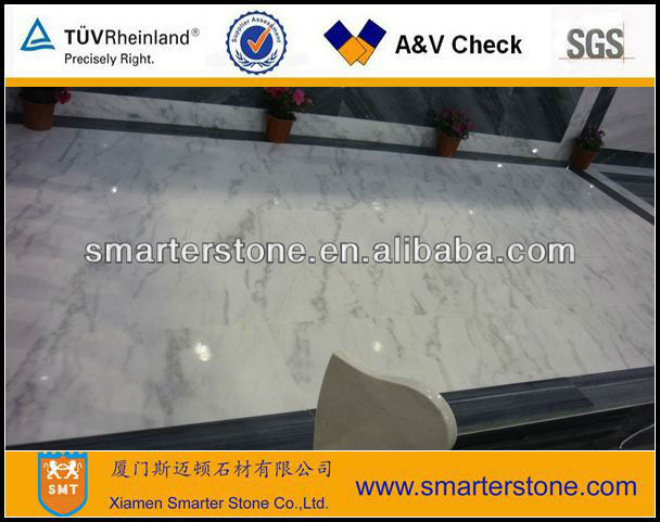 China Carrara White Marble Slab and Tiles