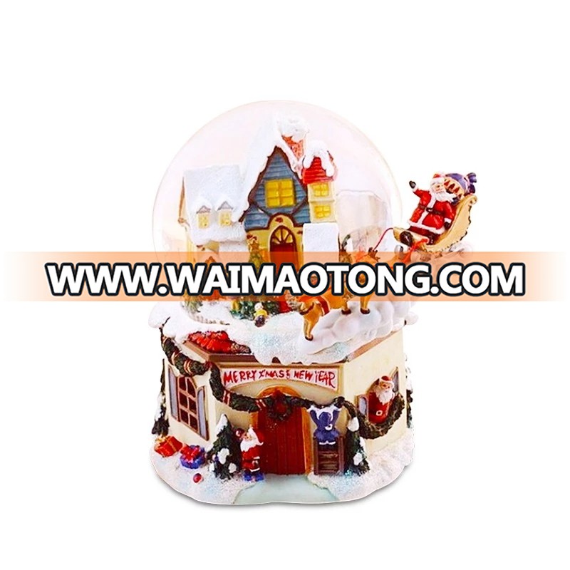 Custom polyresin India Buddha souvenir snow globe for sale