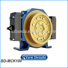 Elevator Gearless Belt Traction Machine BD-100, Lift Motor