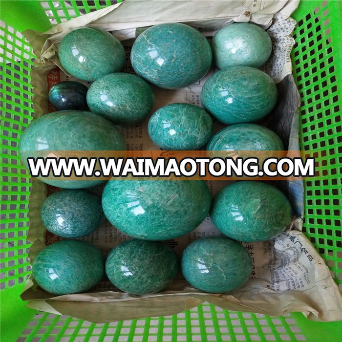 deep color natural amazonite balls ,amazonite  crystal spheres for sale or decoration  or gift