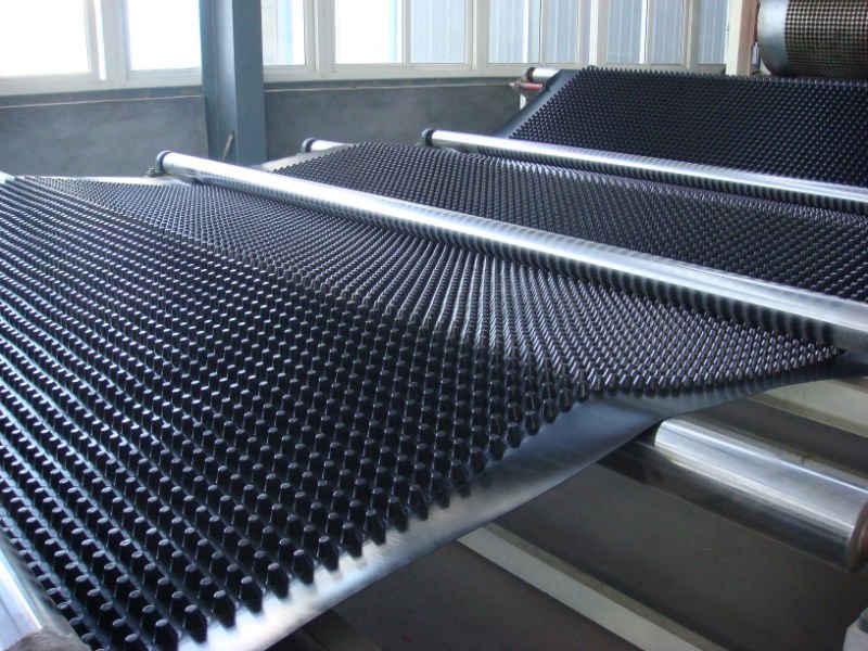 Any HDPE geomembrane geotextile GCL composited geomembrane drainage board for Oman waterproof usage