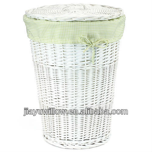 Plastic Wicker rattan laundry basket