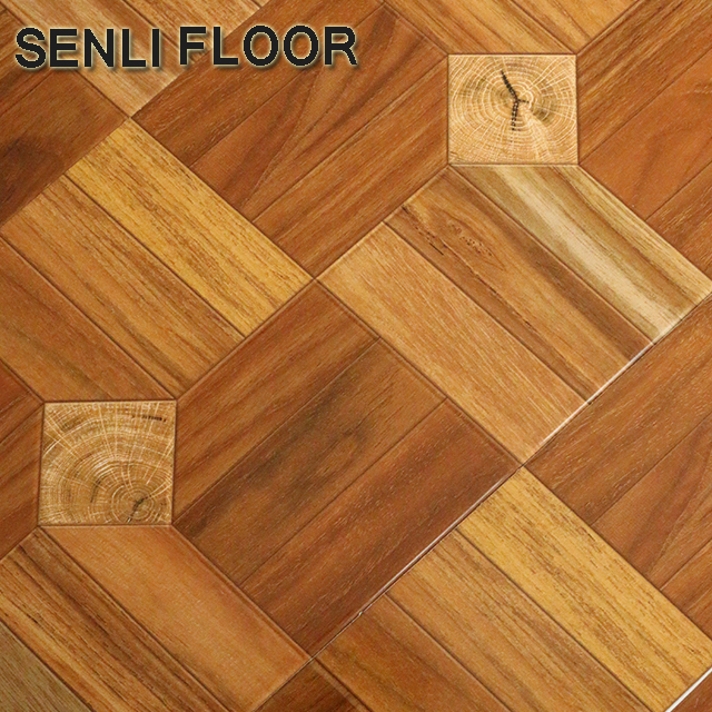 MDF HDF EIR or shining surface 10.5mm 12mm laminated parquet flooring