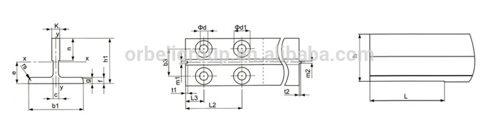 Elevator Shaft components/Passenger lift solid guide rail