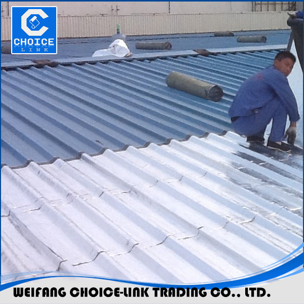 Aluminum film self adhesive bitumen waterproof membrane for building roof