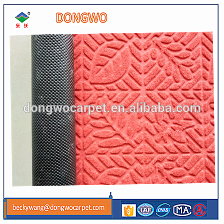 Polyester   material antislip brown coir mat for outdoor