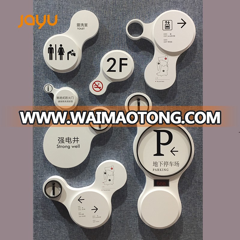 Attractive and special design ceramics material mould made restaurant name door sign plates