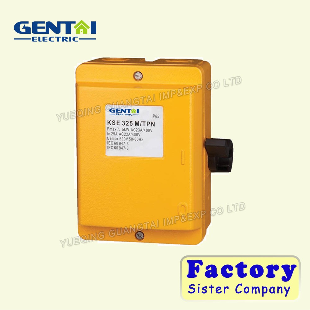 High Quality waterproof flame retardant  Aluminum Alloy Enclosure Isolator Switch