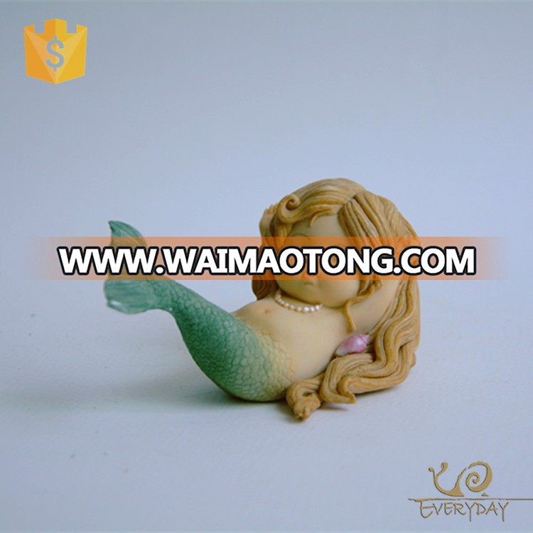 Wholesale Promotion Item Resin Miniature Figurines Statues Sale Mermaid Statue