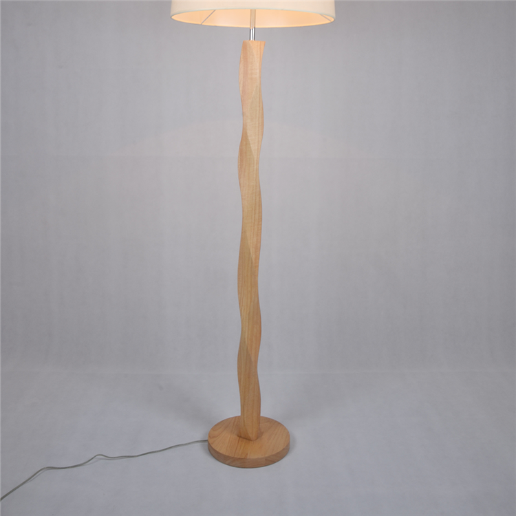 MG 5102 wood simple style modern living room bedroom floor lamp