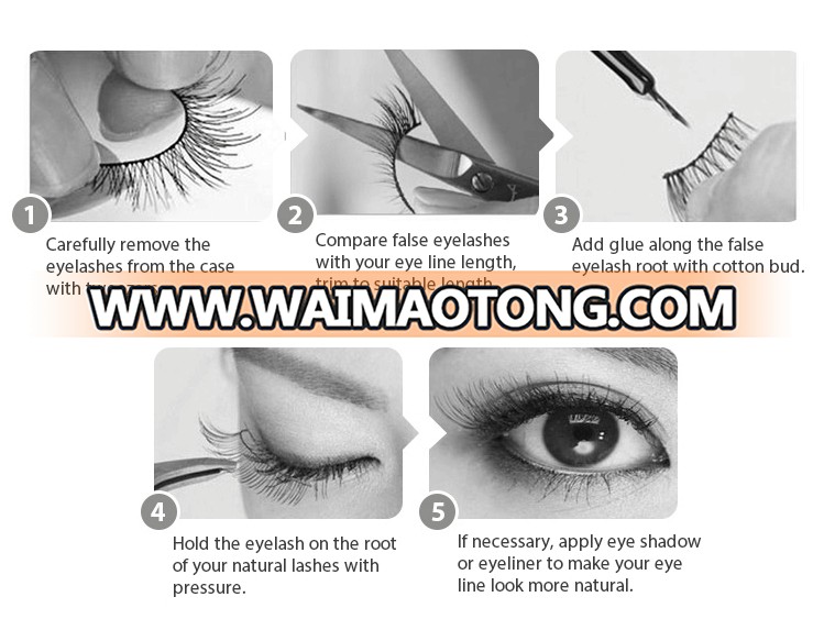 Private label 3d mink lashes makeup eyelashes manufacturer