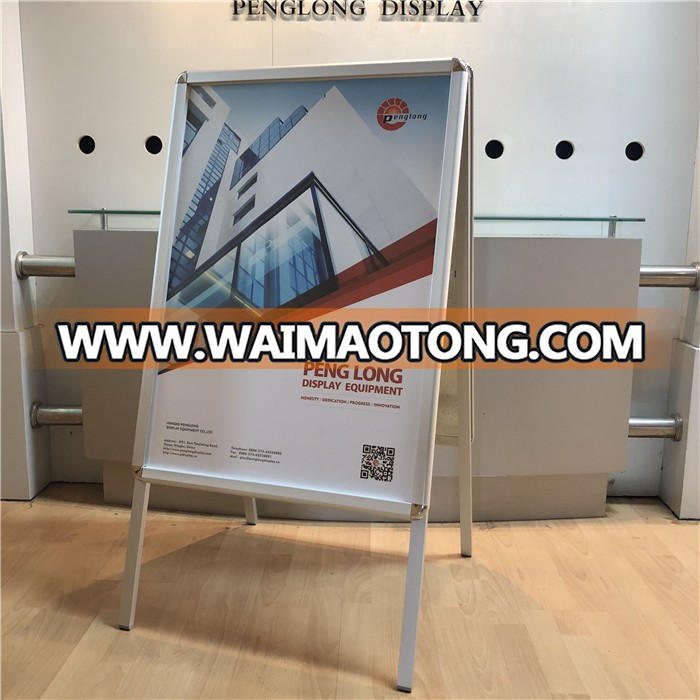 Snap metal sign double-sided exhibition frame B2 display board